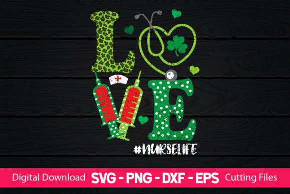 I Love Nurse Graphics for Crafts Sellers