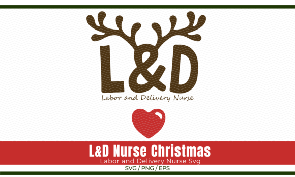 L D Nurse Christmas Svg: Graphics for Crafts