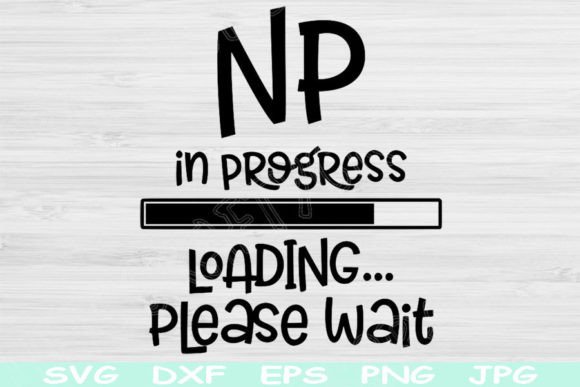 NP SVG Loading Graphic for Crafts