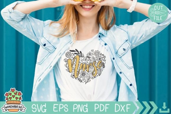 Nurse Flower Heart SVG: Elevating Crafts & Graphics