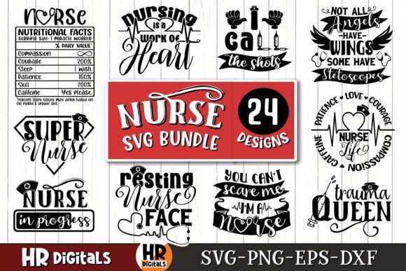 Nurse Life Bundle: Graphics for Crafts