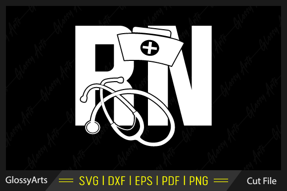 Nurse RN SVG: Graphics for Crafts & Blogs