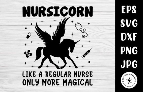 Nursicorn Magical SVG for Crafts & Graphics