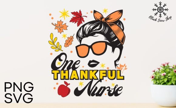 One Thankful Nurse SVG: Graphics for Crafts